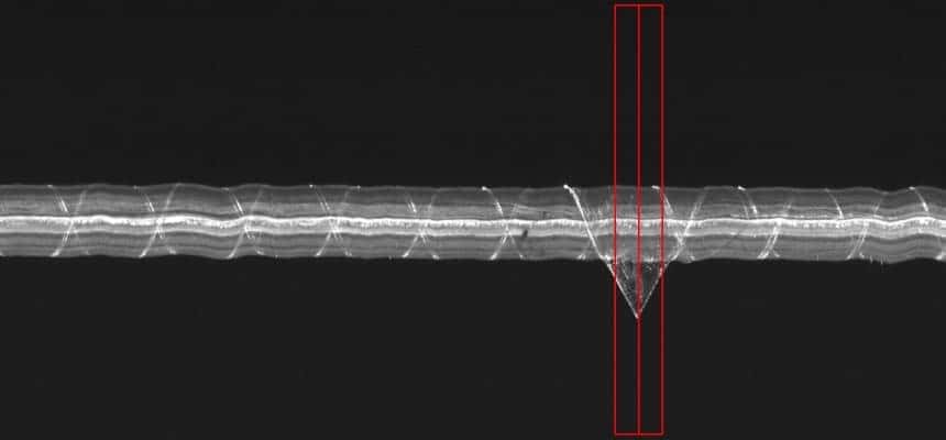 Optical Wrap Defect Inspection Tape Peeling