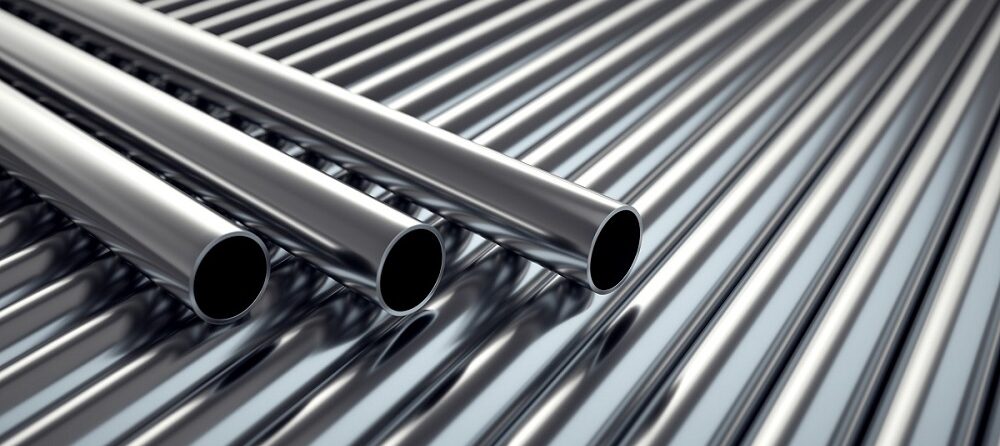 Stainless steel tubes.